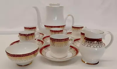 Buy Vintage 15 Piece Royal Grafton 'Majestic' Fine Bone China Coffee/Tea Set • 35£