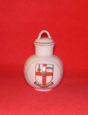 Buy Goss Crested China Old Welsh Milk Can COLERAINE Crest • 6.99£
