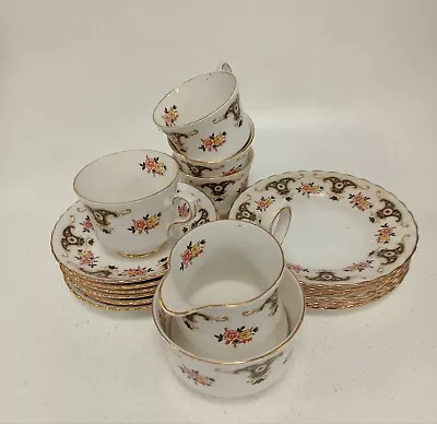 Buy Vintage Royal Stafford Bone China Tea Set In Good Over All Condition 20 Pieces • 9.99£