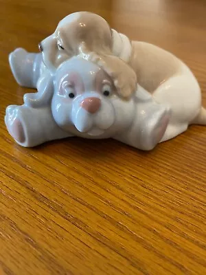 Buy NAO By Lladro ~ ‘Dreamland Friends’. Cocker Spaniel Puppy Asleep On A Toy. VGC • 4.99£