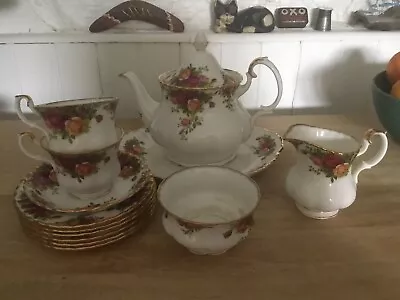 Buy Royal Albert Old Country Roses Tea Set In Perfect Condition • 15£