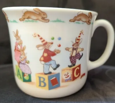 Buy Vintage Bunnykins ABC , Alphabet Fine Bone China Mug By Royal Doulton IVGC • 6.99£