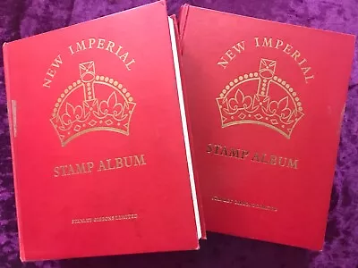 Buy NEW IMPERIAL STAMP ALBUM A-Z Vol 1 And Vol 2 With 3000+ Stamps Stanley Gibbons • 775£