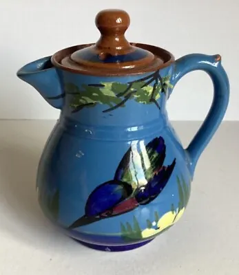 Buy Kingfisher Blue -longpark Pottery - Torquay Ware  Tea Pot / Lidded Jug Bargain  • 2.50£