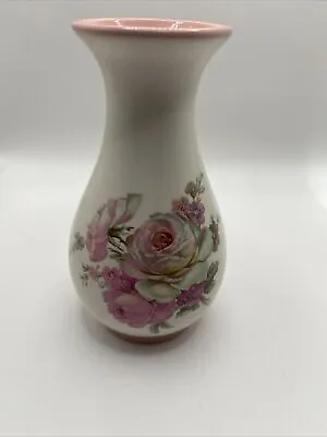 Buy Old Foley James Kent Vase Floral Rose  12cm • 12£