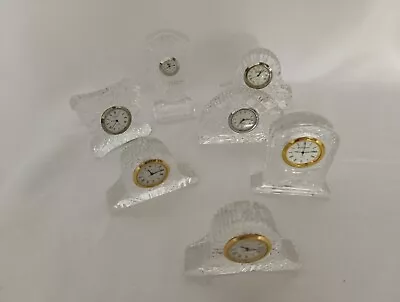 Buy 7 X Vintage Edinburgh,Galloway & Tyrone Crystal Quartz Clocks Working B41 • 9.99£