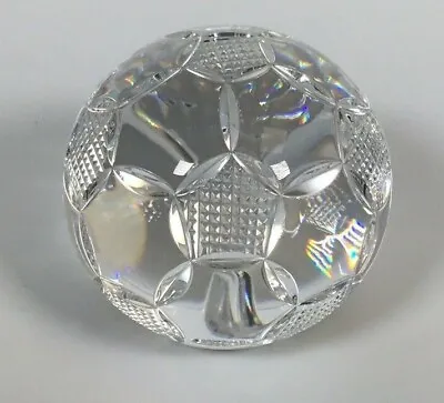 Buy Tyrone Full Lead Crystal  Classic Panel Styled Football Paperweight  643g Weight • 22.50£