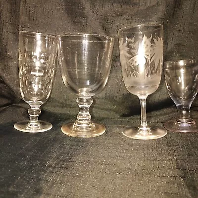 Buy Antique Georgian & Victorian Rummers And Ale Glass Collection. • 32£