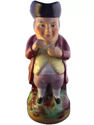 Buy Antique Large Hand Painted Toby Jug.The Snuff Taker.Fat Gentleman. Ht. 10 Inches • 3.95£