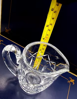 Buy Crystal Cut Glass Cream Jug 200 Ml Height 10 Cm • 4.50£