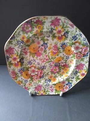 Buy James Kent Pottery - Chintz - Octagonal Teaplate/Side Plate - RARE PATTERN  • 5£