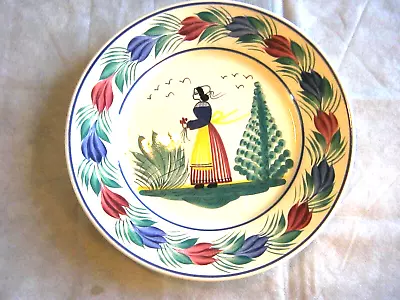Buy Quimper Faience Pottery Plate From France. 24cm. Diameter • 19£