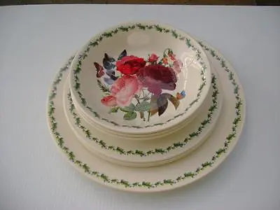 Buy Royal Stafford Flower Butterfly Dinnerware Set Of 8 Made In England Burslem • 66.22£