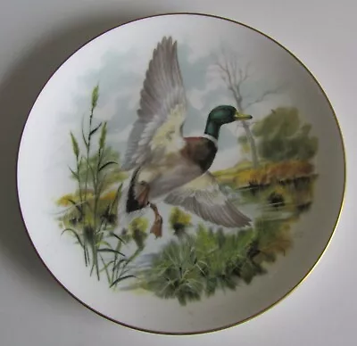 Buy Crown Staffordshire Mallard In Flight Decorative Fine Bone China Plate Duck Bird • 8.99£