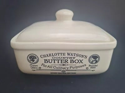 Buy Vintage Charlotte Watsons's Country Butter Box Butter Dish Cream Ware England • 14.99£