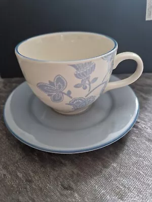 Buy Arthur Wood Blue Floral Cup And Saucer Set • 5£