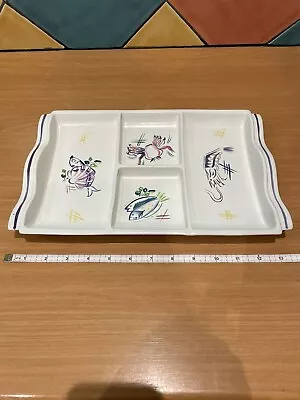 Buy Vintage Poole Pottery 4 Section Seafood Hors D’oeuvres  Serving Dish • 10.25£