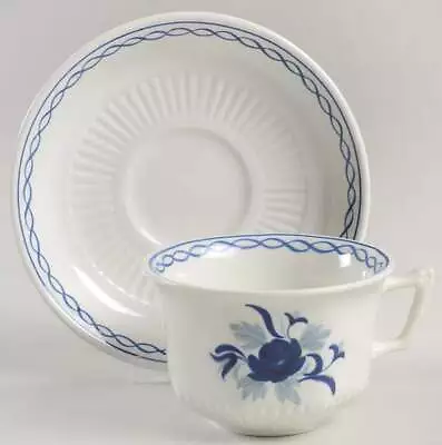 Buy Adams China Baltic Blue  Cup & Saucer 1288 • 9.45£