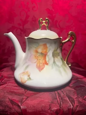 Buy Antique Royal Rudolstadt Hand Painted Teapot Made In Prussia 1930's • 38.58£