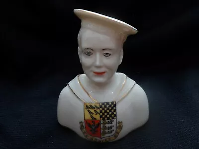 Buy Arcadian Crested China Ww1 Sailor Bust Horley...a/f • 15£