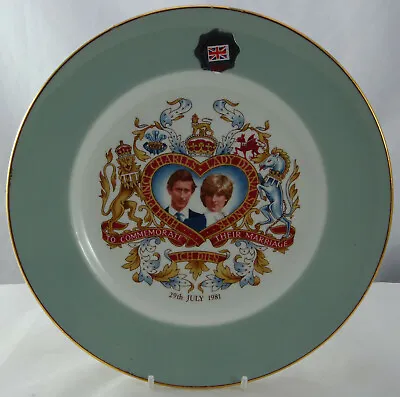 Buy Charles & Diana Commemorative Plate Royal Wedding Prince William Pottery Co. • 6£