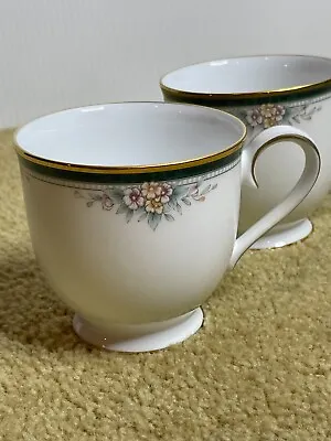 Buy Set Of Eight (8) Noritake Fine China Landon 4111 Tea Cups Coffee Mugs • 76.14£