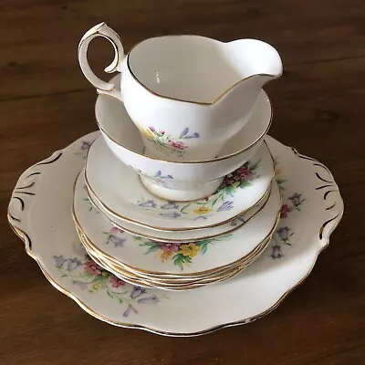 Buy Queen Anne  Old Country Spray  English Fine Bone China. Assorted Pieces. VGC • 35£