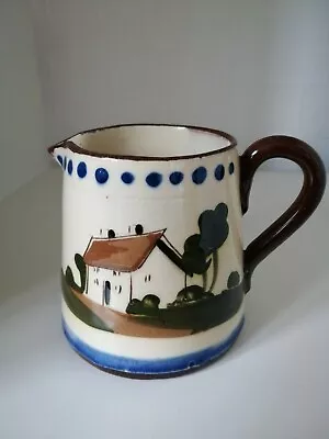 Buy Vintage Dartmouth Pottery Motto Ware Jug - To Thine Own Self True- 8.5cm Tall  • 9.99£