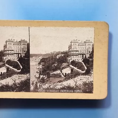 Buy Torquay Stereoview 3D C1895 The Grand Victorian Imperial Hotel Devon • 19.95£