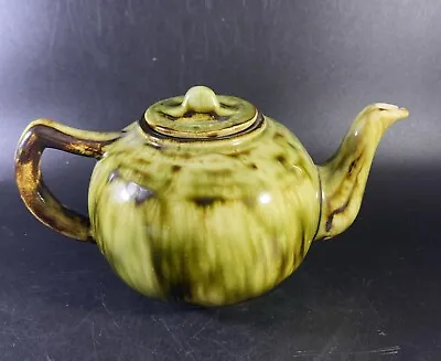 Buy Vintage Portmadoc Porthmadog Wales Art Pottery Green Glazed Tea Pot Hand Made • 17.50£