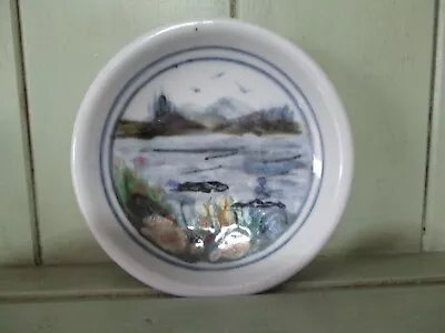 Buy Vintage Highland Stoneware Scotland Small Geo Dish...trinket Dish • 8.95£