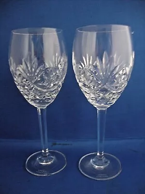 Buy 2 X Edinburgh International Crystal Wine Glasses - Signed • 17.95£