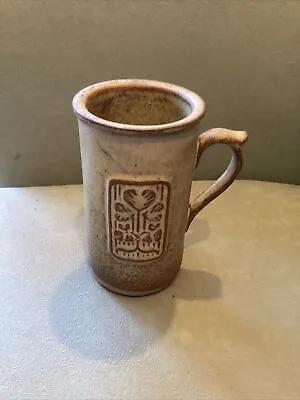 Buy Vintage Tremar Stoneware Pottery Mug  1970s Cornwall Clover Motif 12cm Tall • 6£