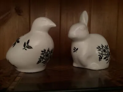 Buy * Royal Crown Derby Rabbit And Partridge/Quail Paperweights. Seconds/Unfinished • 10.50£