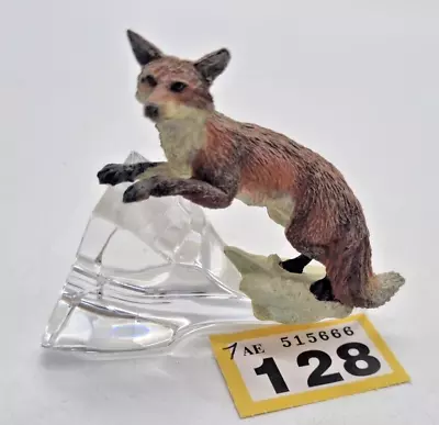 Buy Franklin Mint Alaskan Wildlife Fox Figurine Sculpture  TFM X1 LOT YAE128 • 15£