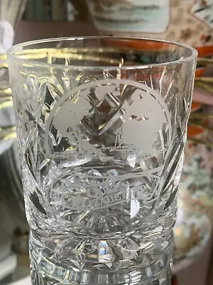 Buy Royal Doulton, Georgian Cut Queen Elizabeth 2 QE2 Glass • 12.99£