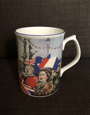 Buy Fenton China Company - V.E. Day 50th Anniversary Mug | Winston Churchill WWII • 4.75£