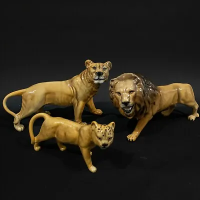 Buy Beswick Trio Of Lions • 150£
