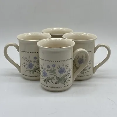 Buy Set Of Four Vintage Biltons Pottery Mugs Ceramic Coffee Tea Cups Made In England • 17.99£