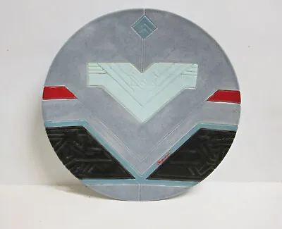 Buy Bob Chrzanowski Pottery Art Hanging Plate Platter  Abrasive  Chevron Series, Lar • 186.97£