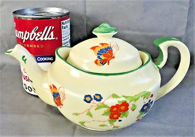 Buy Grosvenor China (Jackson & Gosling) Hand-Painted Mini 2-Cup Teapot Butterflies • 28.46£