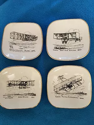 Buy Four Sandland Ware Dishes Depicting Early Aviation • 4£