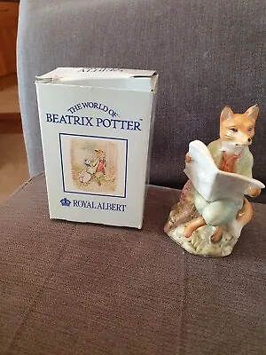 Buy Royal Albert Beatrix Potter Foxy Reading Country News - Original Box - BP6a • 21£