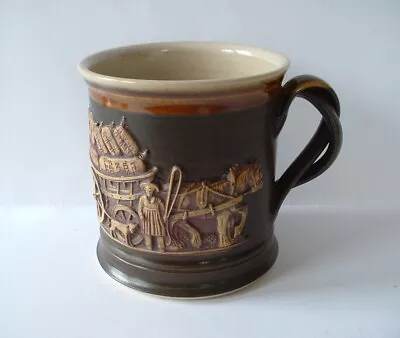 Buy Martin Homer Studio Pottery Stoneware Mug  -  Traditional Applied Decoration  • 4.99£