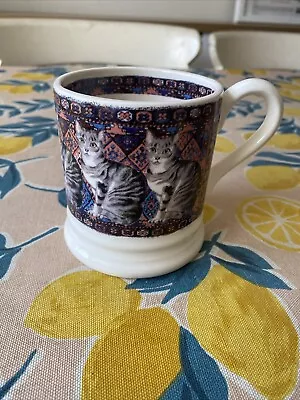 Buy Emma Bridgewater Mug 1/2 Pint Cats On Rugs Rare • 15£