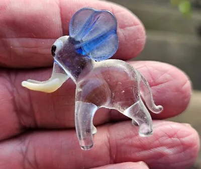 Buy Vintage 1960s Small Art Glass Animal - Elephant - Possibly Murano • 3.35£