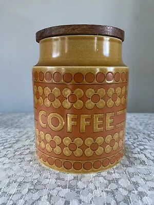 Buy Hornsea Saffron Coffee Storage Jar 1970s VGC 15.5cm • 9.99£