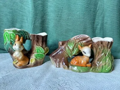 Buy Two Vintage Fauna Pottery Hornsea No.25 And Eastgate No. 57 Bud Posy Vases • 14£