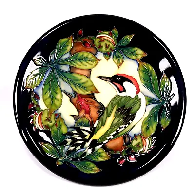 Buy Moorcroft Woodpecker Charger Plate Inglewood Pattern By Philip Gibson C 2002 • 280£