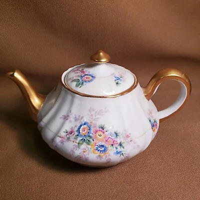 Buy RARE 1939 C. Ahrenfeldt- Floradora - Teapot - 5 Cup - Gold Gilt - EUC • 141.75£